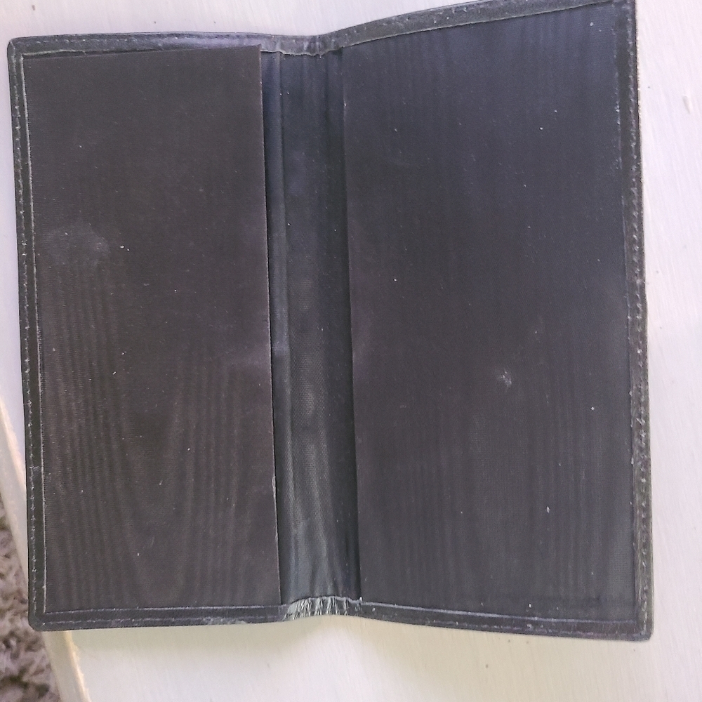Leather credit card holder/bill fold - Picture 3 of 3